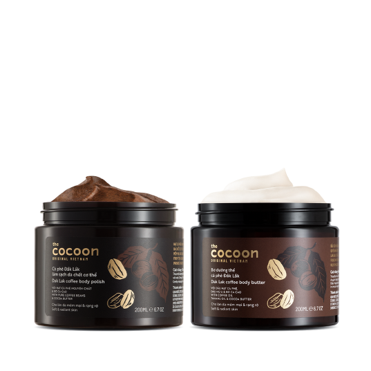 Bơ Dưỡng Thể Cà Phê Đắk Lắk Cocoon 200ml