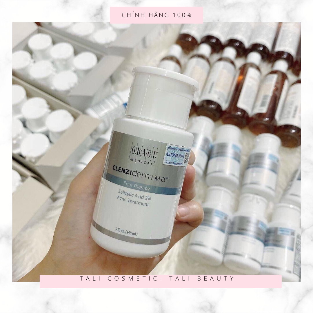 Dung Dịch BHA Obagi Clenziderm MD Pore Therapy 2% 148ml Giảm Mụn, Dầu Nhờn