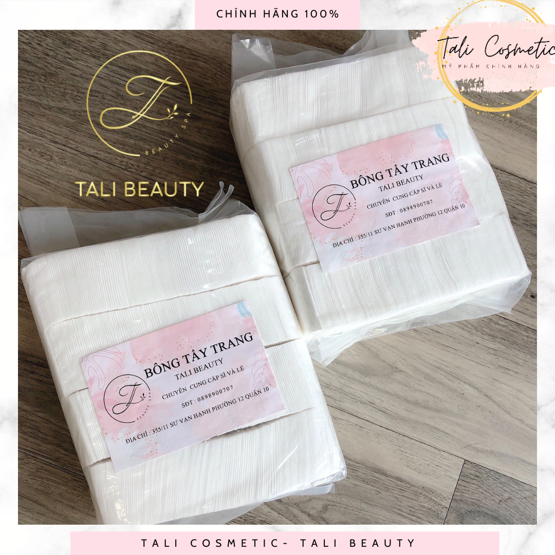 BÔNG TẨY TRANG TALI BEAUTY 600 MIẾNG