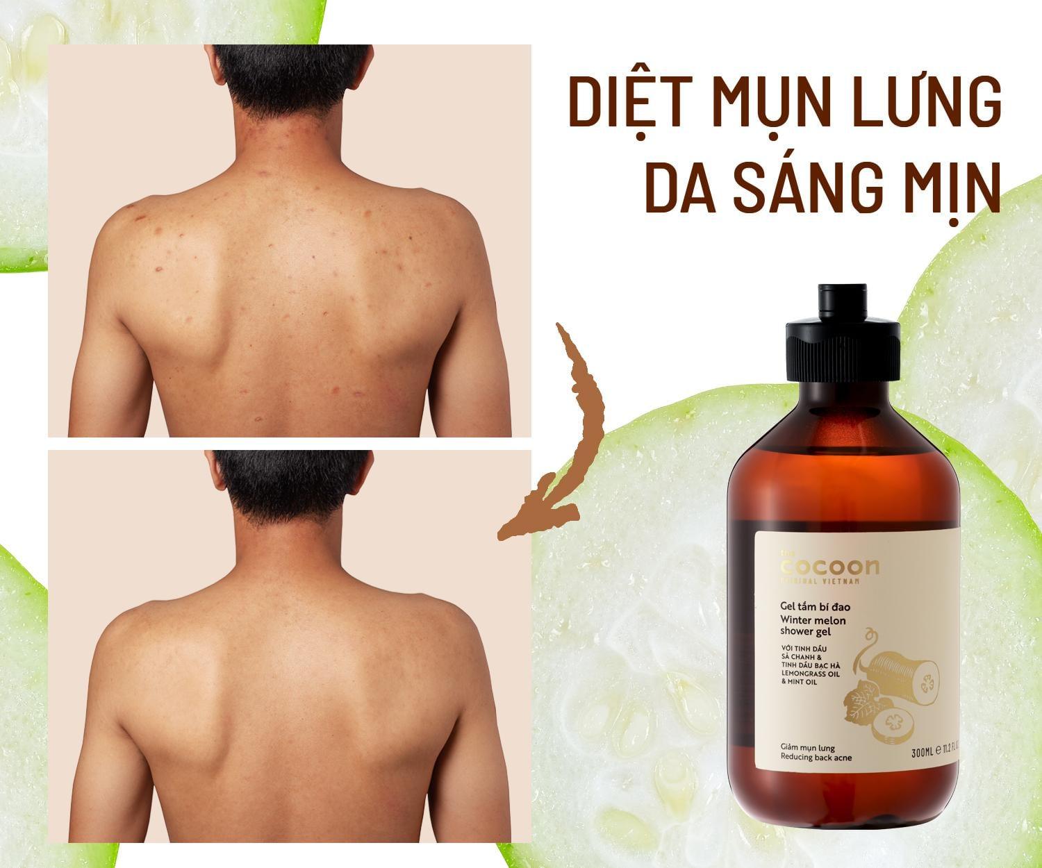 Gel Tắm Bí Đao Cocoon 310ml