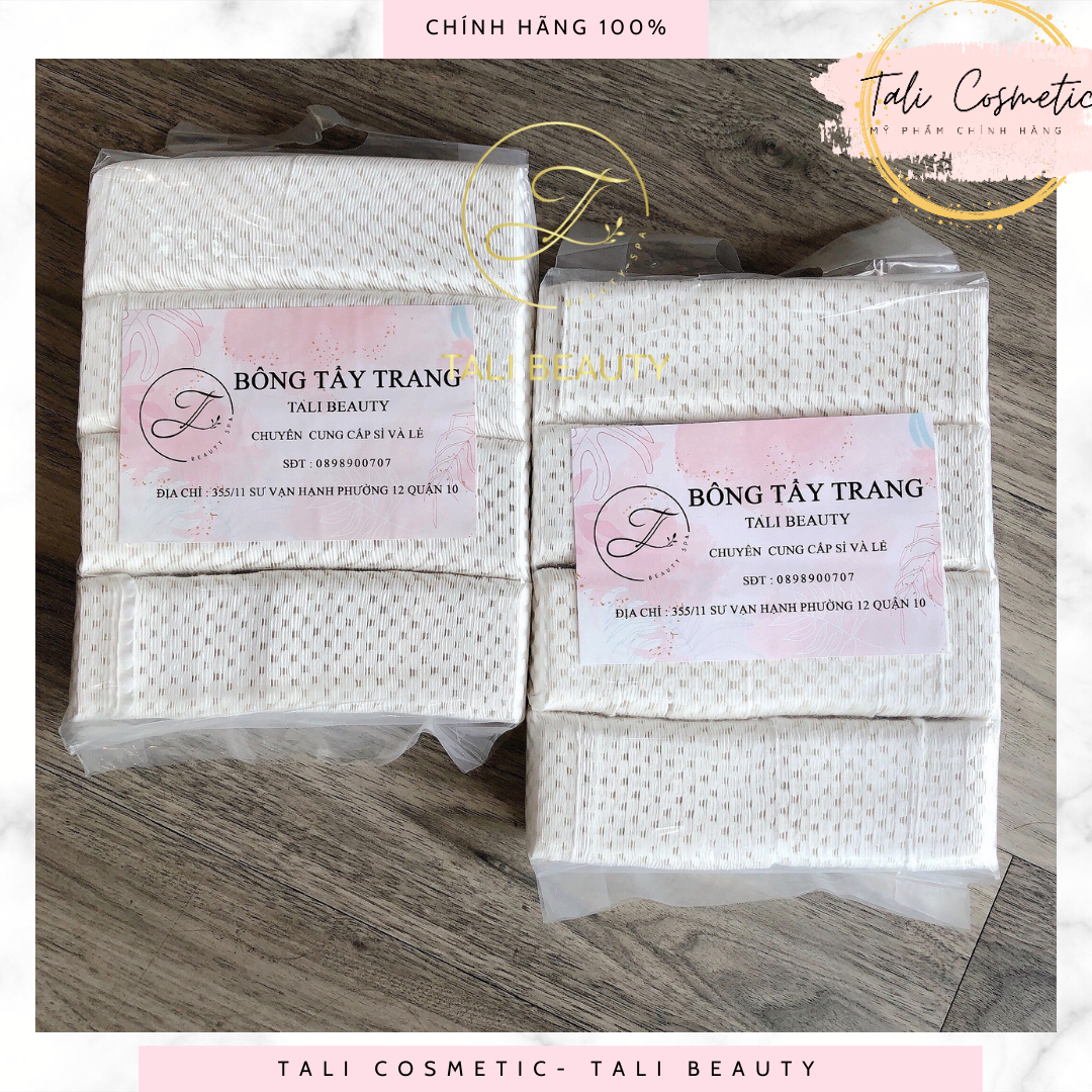 BÔNG TẨY TRANG TALI BEAUTY 600 MIẾNG