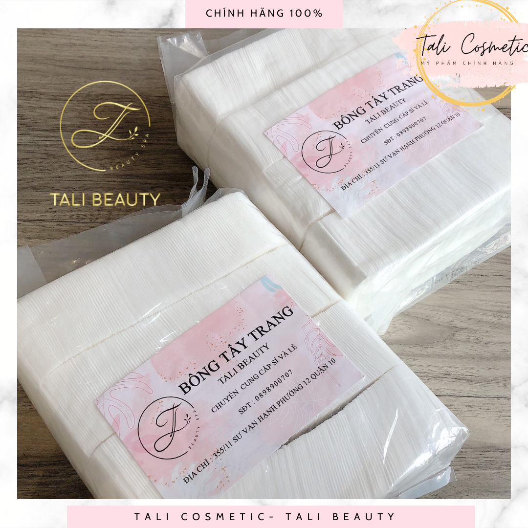 BÔNG TẨY TRANG TALI BEAUTY 600 MIẾNG