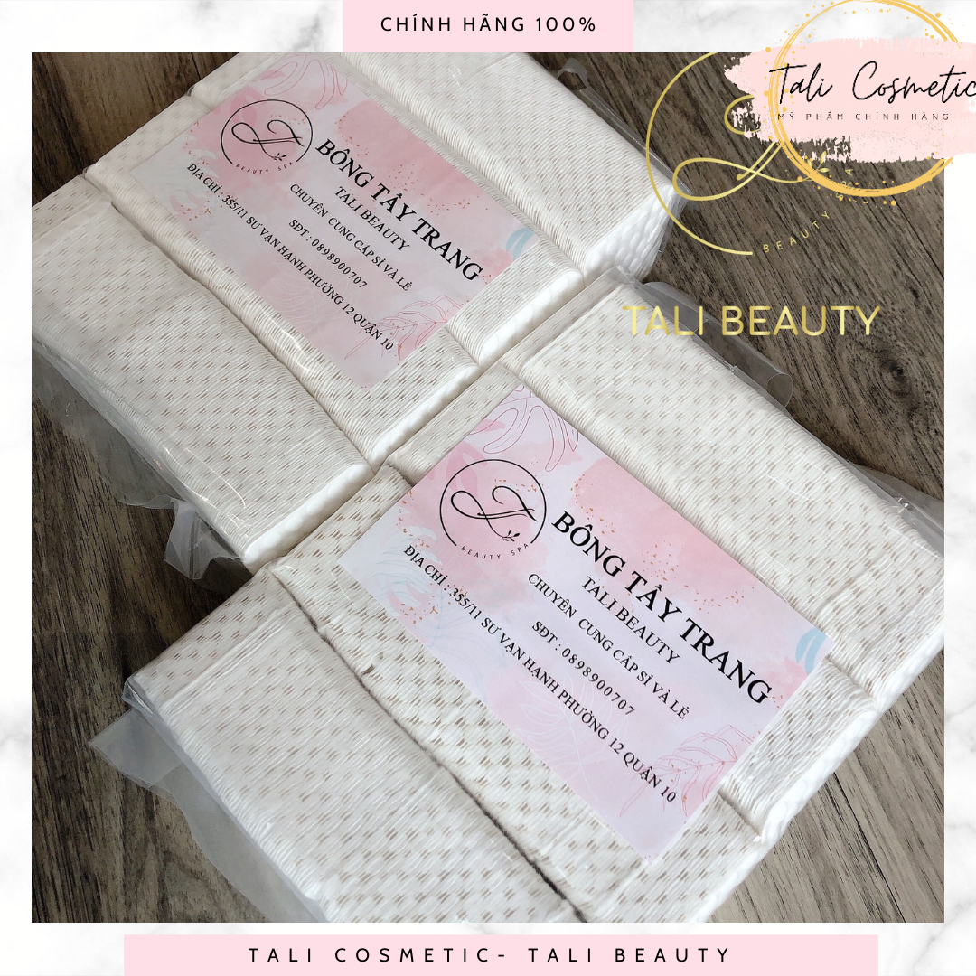 BÔNG TẨY TRANG TALI BEAUTY 600 MIẾNG
