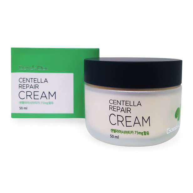 Kem Dưỡng Ẩm Phục Hồi Rau Má GoodnDoc Centella Repair Cream
