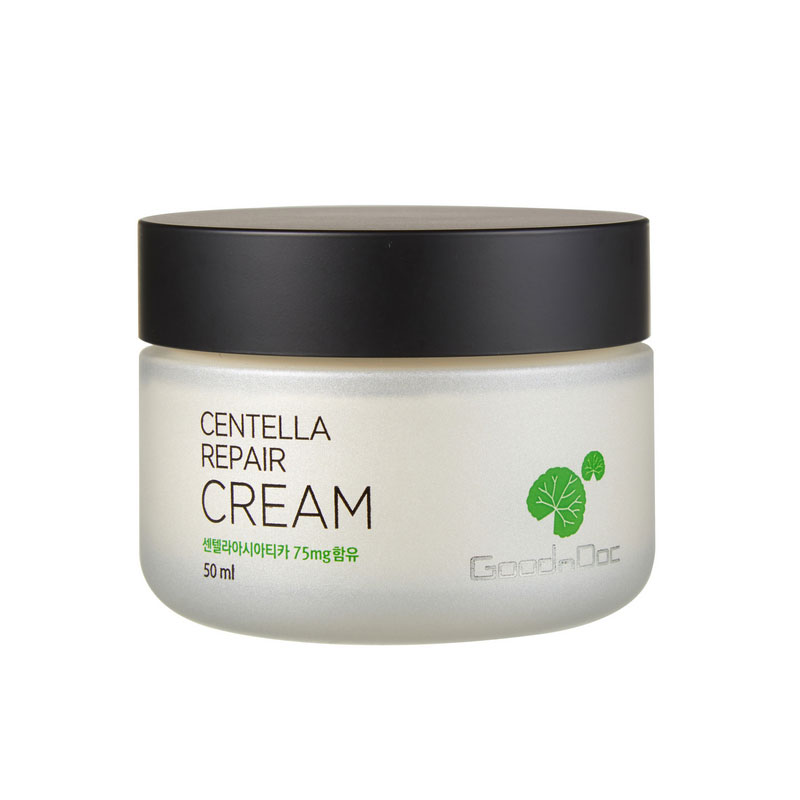 Kem Dưỡng Ẩm Phục Hồi Rau Má GoodnDoc Centella Repair Cream